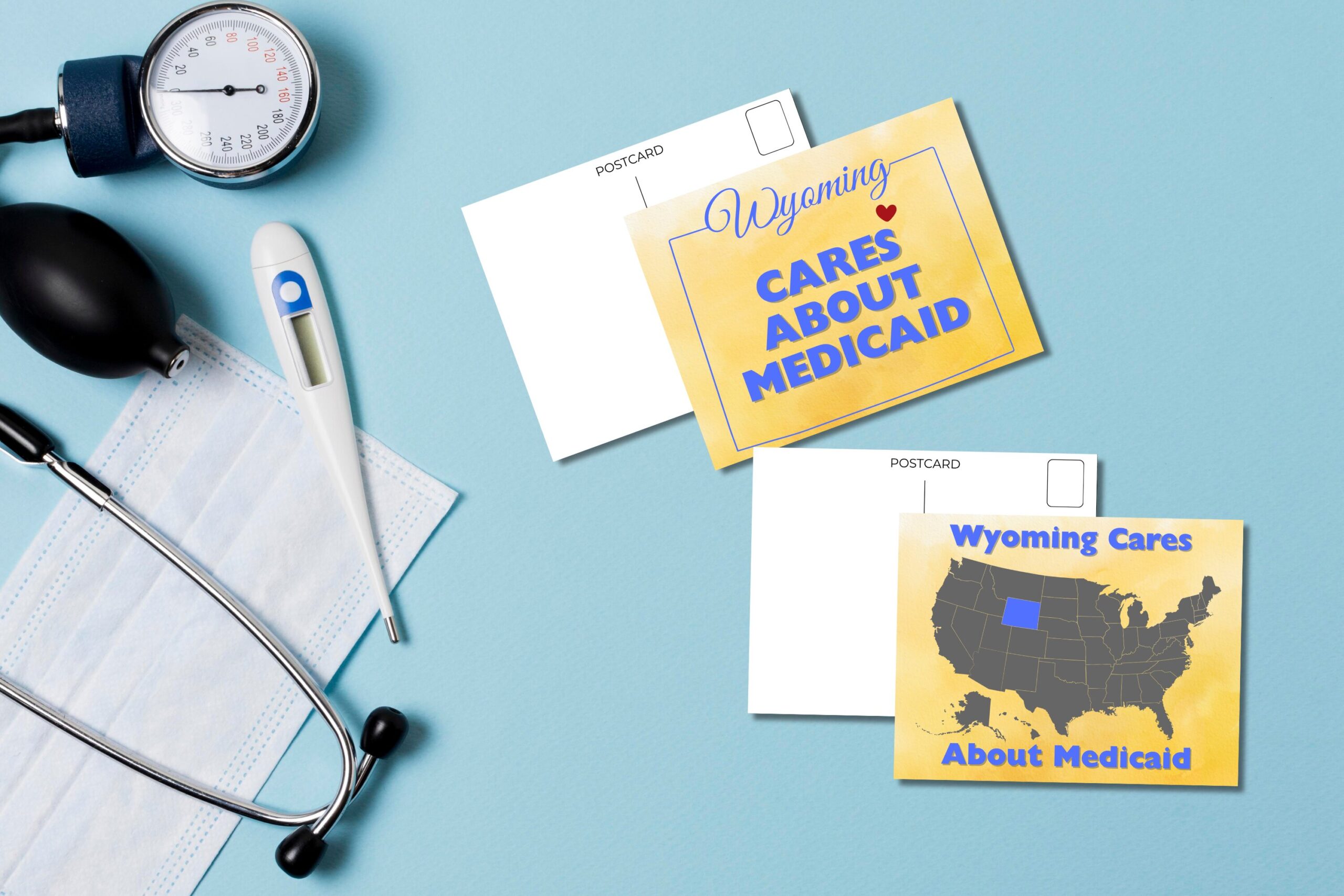 Free Printable: Wyoming Cares About Medicaid Postcards