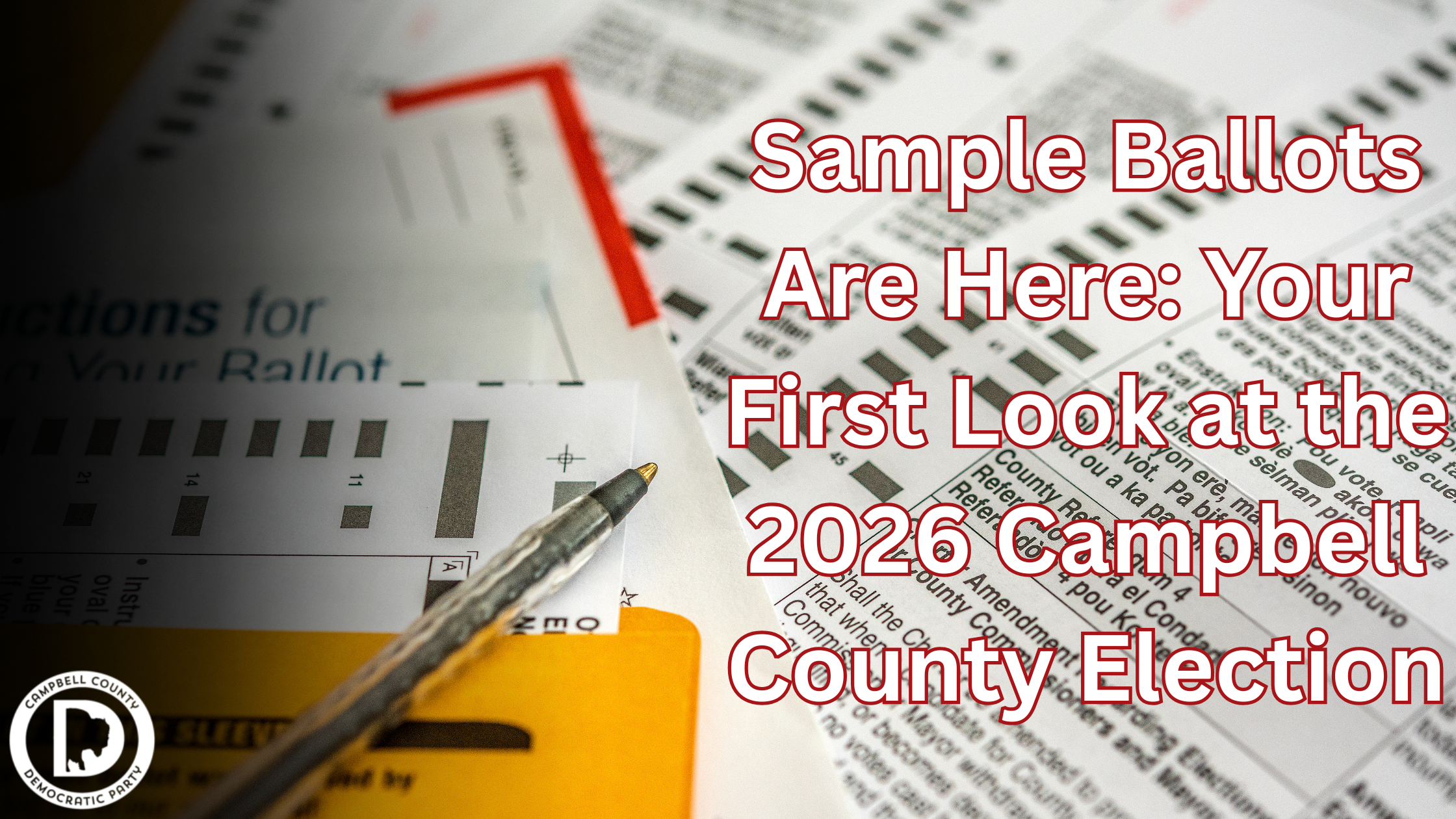 Sample Ballots Are Here: Your First Look at the 2026 Campbell County Election